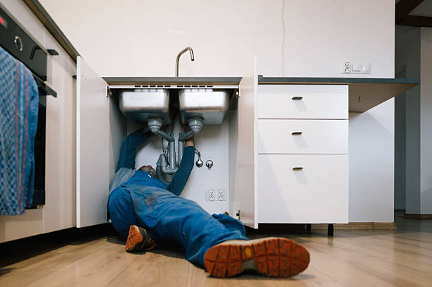 Professional Leak Detection technician working in Port Washington, WI